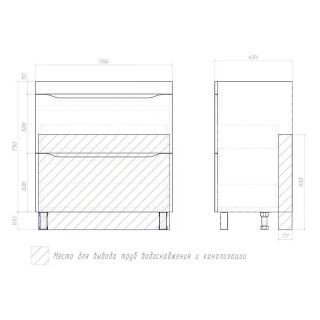 Смеситель для ванны Boheme Vogue бронза 203